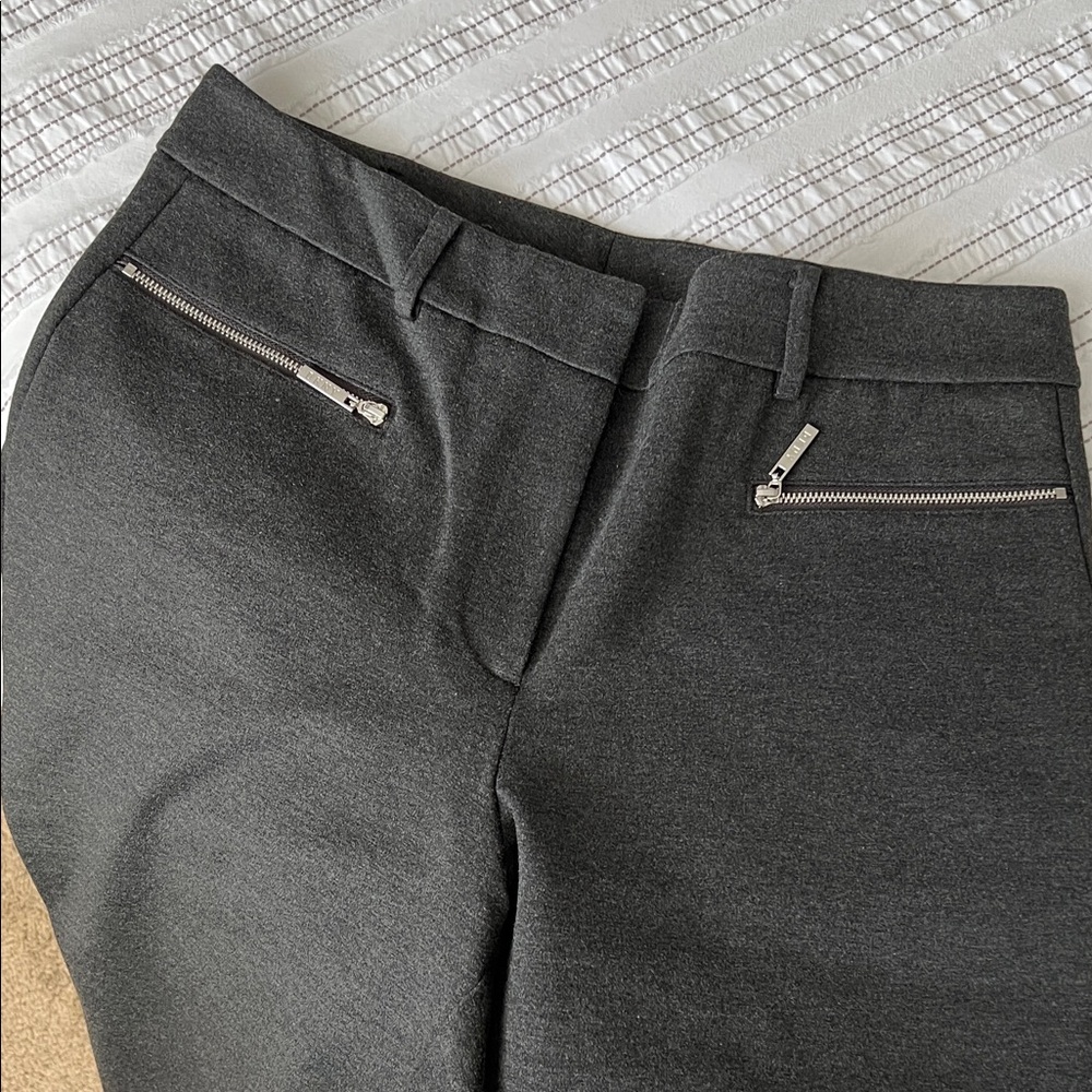 Stylish gray Trousers with Zipper Pockets, straight leg, never worn! - Picture 5 of 7